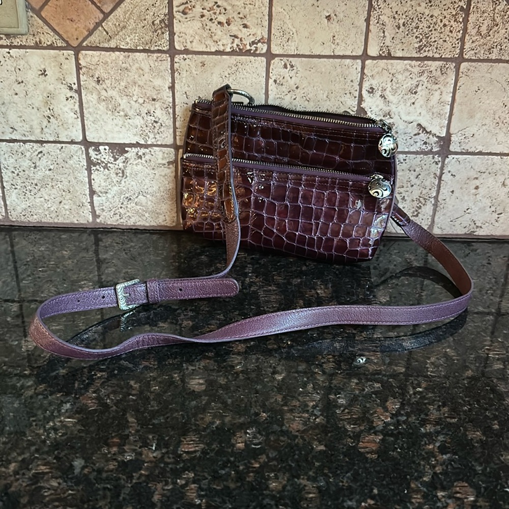 Brighton Cross Body Bag groovy collection embossed